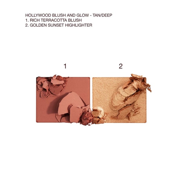 Charlotte Tilbury Mini Blush & Glow Palette - Warm Rose and Shimmering Gold - Picture 3 of 5